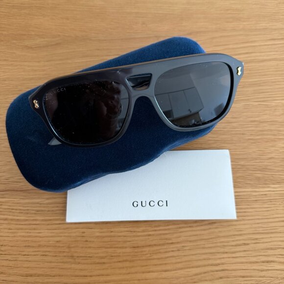 NWT Gucci Aviator Sunglasses - GG1263S 001 UNISEX - Picture 6 of 14